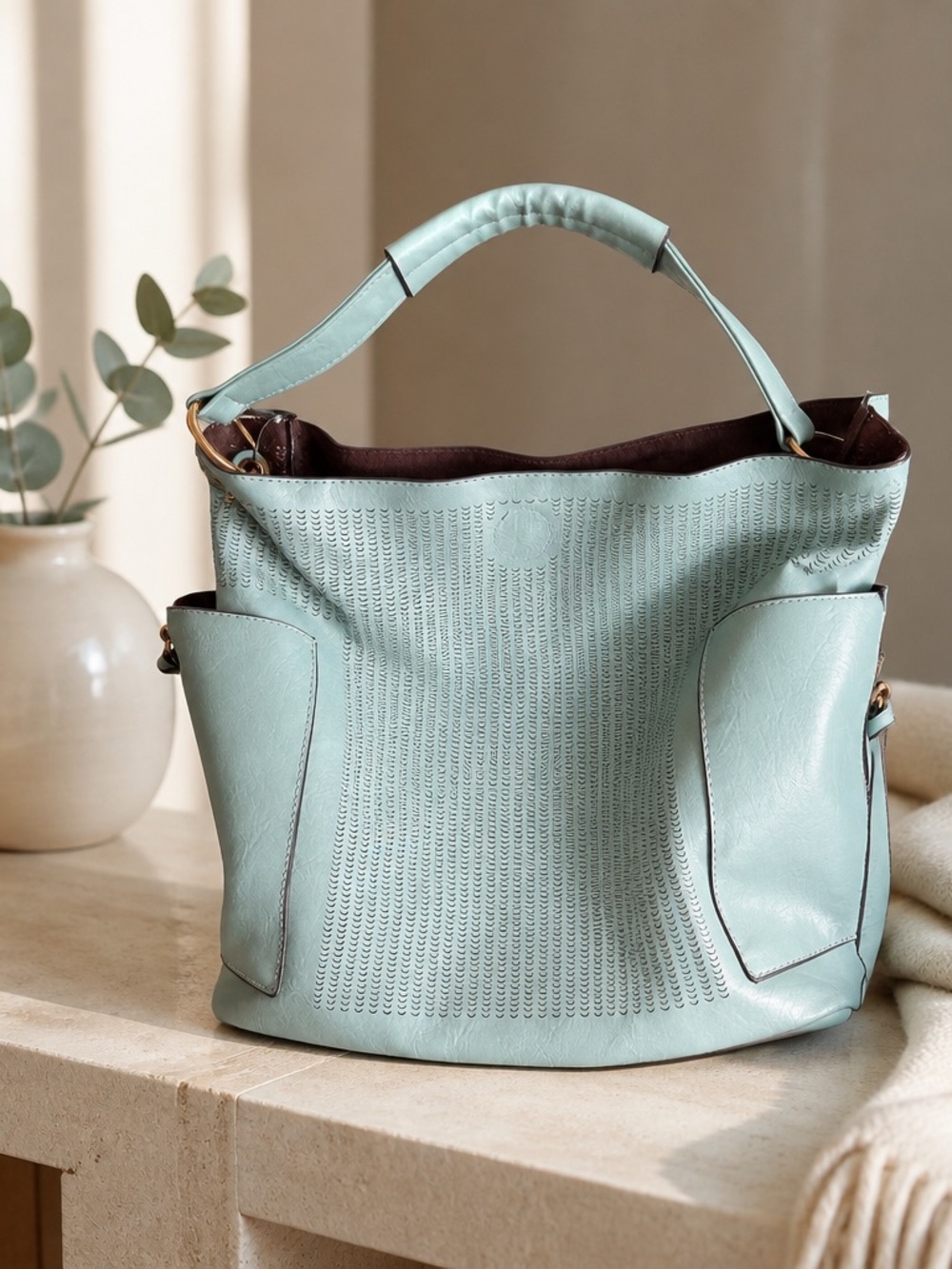 Stylish Mint Tote Bag – Women’s Everyday Shoulder Bag